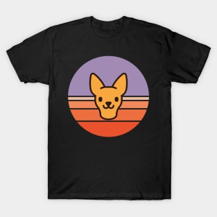 Sunset Walk with my Chihuahua Short-hair T-Shirt